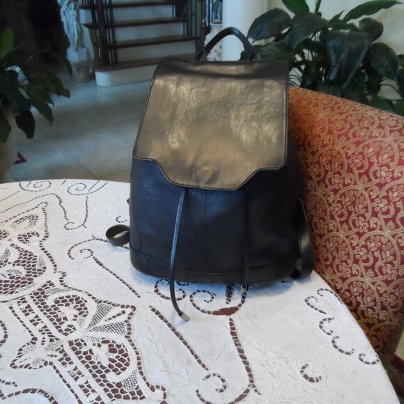 Rag & Bone Mini Pilot Black Leather Backpack - Picture 3 of 16